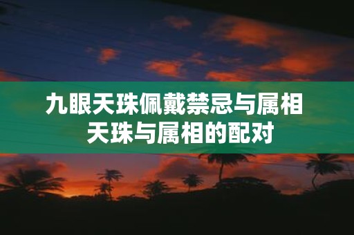 九眼天珠佩戴禁忌与属相 天珠与属相的配对