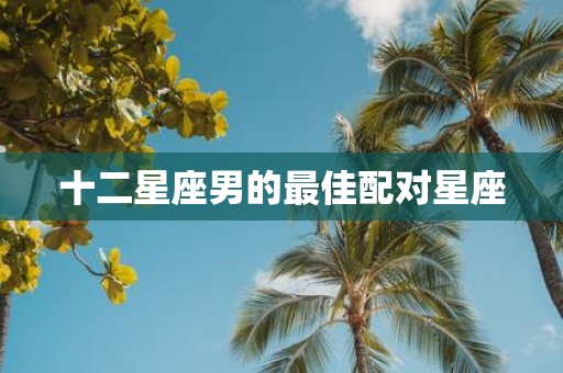 十二星座男的最佳配对星座