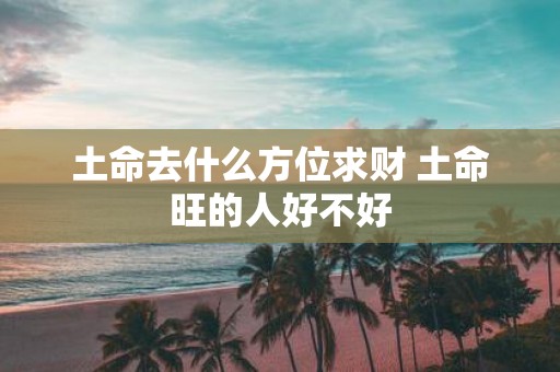 土命去什么方位求财 土命旺的人好不好
