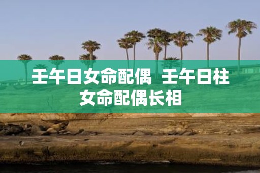 壬午日女命配偶 壬午日柱女命配偶长相