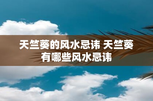 天竺葵的风水忌讳 天竺葵有哪些风水忌讳