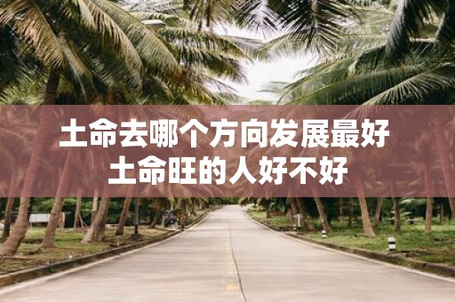 土命去哪个方向发展最好 土命旺的人好不好