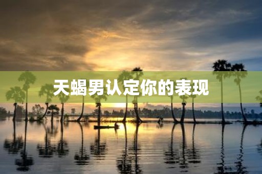 天蝎男认定你的表现