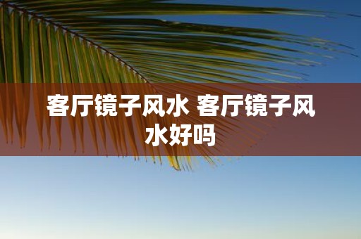 客厅镜子风水 客厅镜子风水好吗