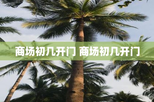 商场初几开门 商场初几开门