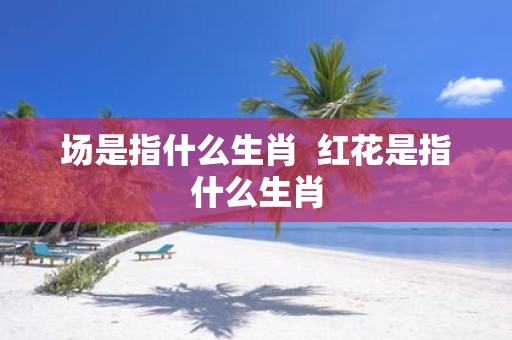场是指什么生肖 红花是指什么生肖