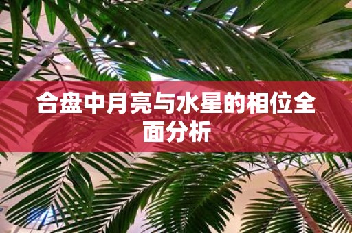 合盘中月亮与水星的相位全面分析