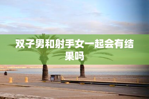 双子男和射手女一起会有结果吗