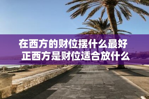 在西方的财位摆什么最好 正西方是财位适合放什么