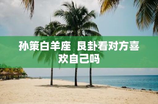 孙策白羊座 艮卦看对方喜欢自己吗