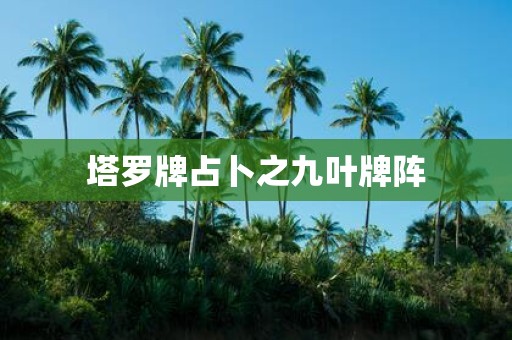 塔罗牌占卜之九叶牌阵
