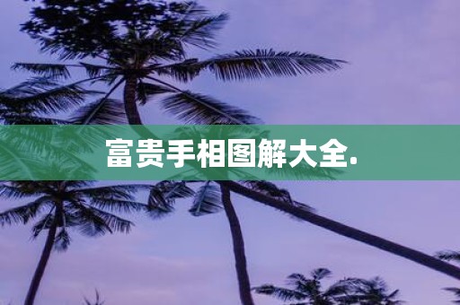 富贵手相图解大全.