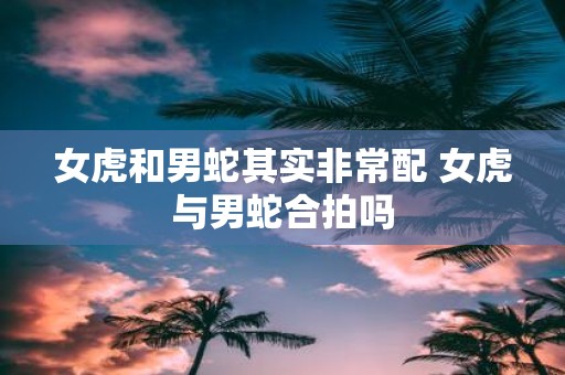 女虎和男蛇其实非常配 女虎与男蛇合拍吗