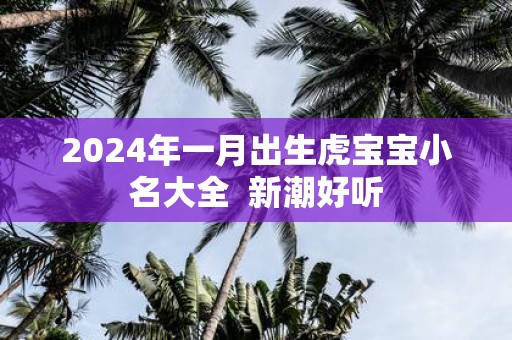 2025年一月出生虎宝宝小名大全 新潮好听