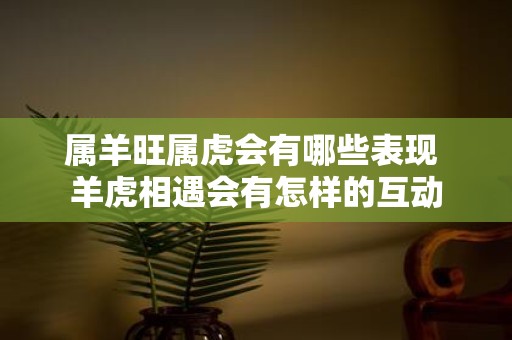 属羊旺属虎会有哪些表现 羊虎相遇会有怎样的互动