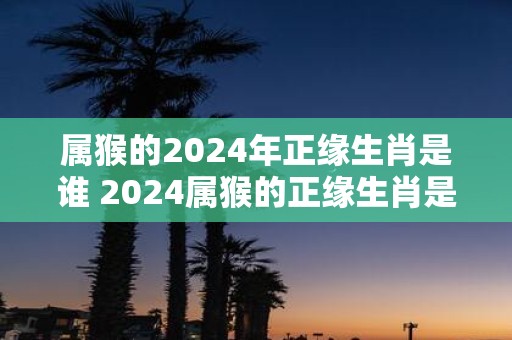 属猴的2025年正缘生肖是谁 2025属猴的正缘生肖是谁