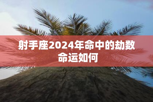 射手座2025年命中的劫数 命运如何
