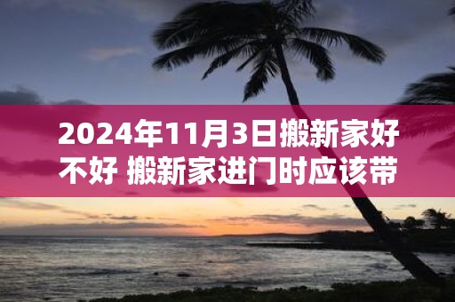 2025年11月3日搬新家好不好 搬新家进门时应该带的东西