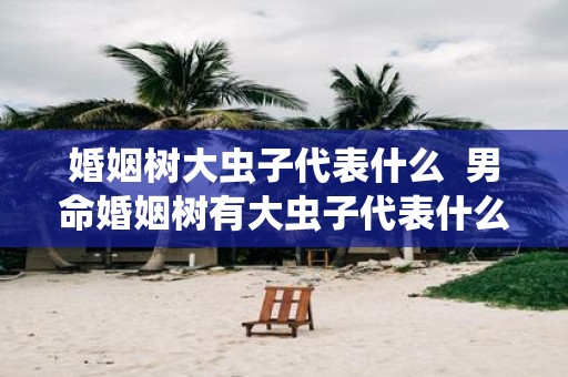 婚姻树大虫子代表什么 男命婚姻树有大虫子代表什么