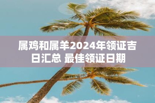 属鸡和属羊2025年领证吉日汇总 最佳领证日期