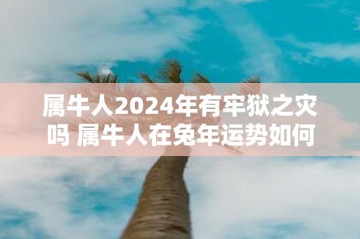 属牛人2025年有牢狱之灾吗 属牛人在蛇年运势如何