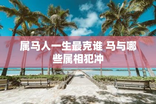 属马人一生最克谁 马与哪些属相犯冲