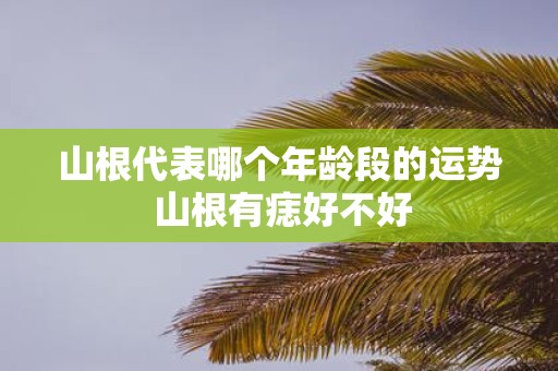 山根代表哪个年龄段的运势 山根有痣好不好