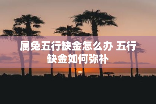 属兔五行缺金怎么办 五行缺金如何弥补
