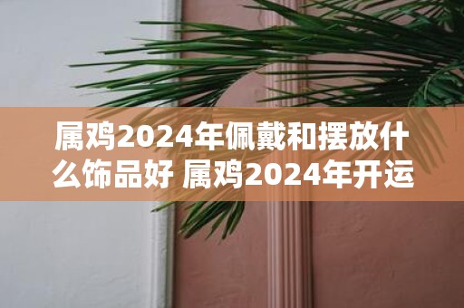 属鸡2025年佩戴和摆放什么饰品好 属鸡2025年开运吉祥物