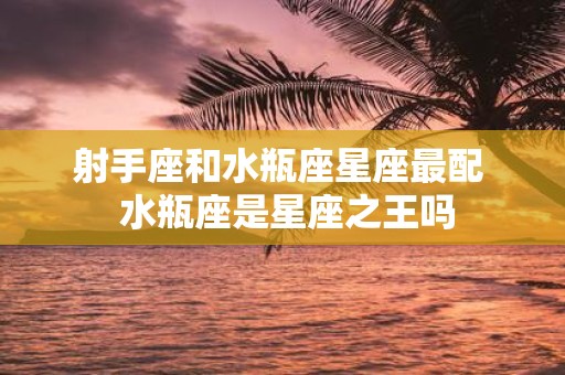 射手座和水瓶座星座最配 水瓶座是星座之王吗