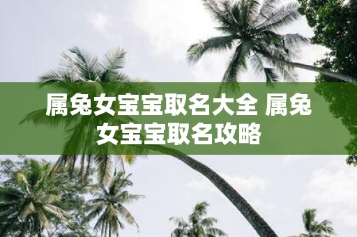 属兔女宝宝取名大全 属兔女宝宝取名攻略