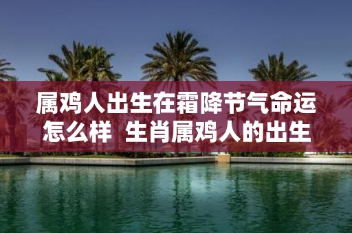 属鸡人出生在霜降节气命运怎么样 生肖属鸡人的出生年份表