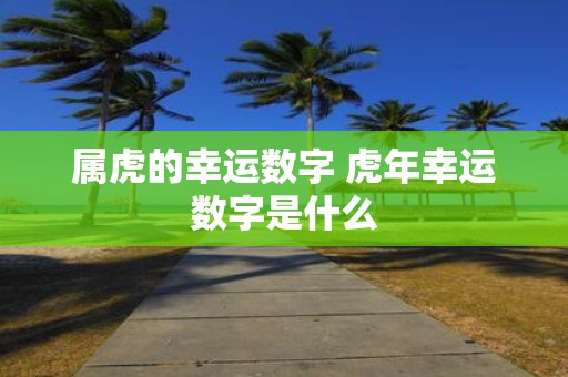 属虎的幸运数字 虎年幸运数字是什么