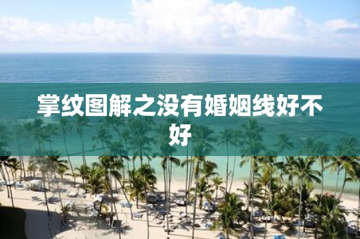 掌纹图解之没有婚姻线好不好
