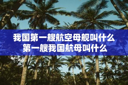 我国第一艘航空母舰叫什么 第一艘我国航母叫什么