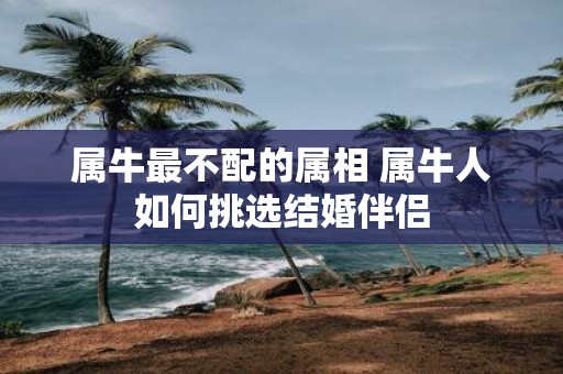 属牛最不配的属相 属牛人如何挑选结婚伴侣