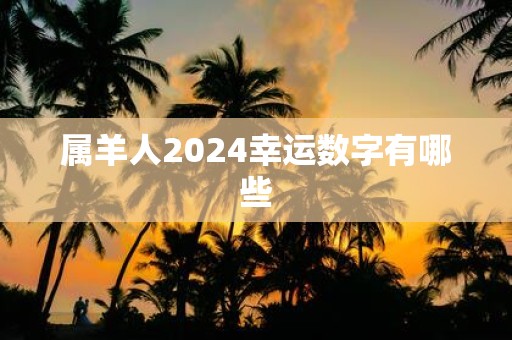 属羊人2025幸运数字有哪些
