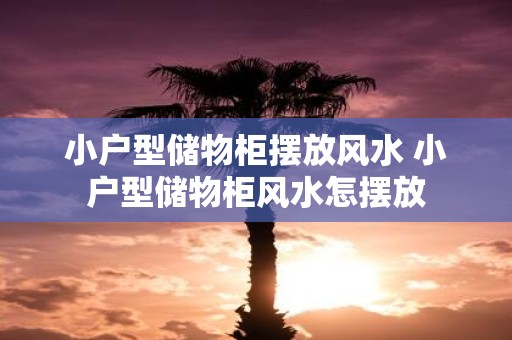 小户型储物柜摆放风水 小户型储物柜风水怎摆放