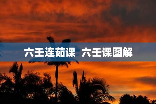 六壬连茹课 六壬课图解