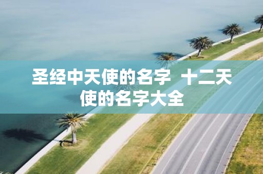 圣经中天使的名字 十二天使的名字大全