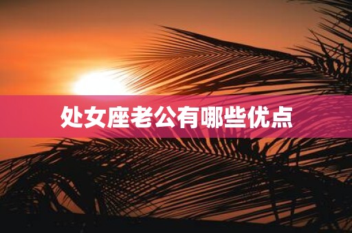 处女座老公有哪些优点