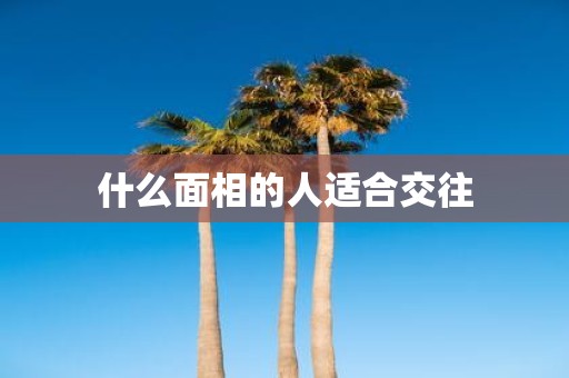 什么面相的人适合交往