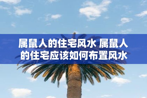 属鼠人的住宅风水 属鼠人的住宅应该如何布置风水