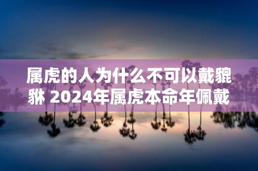 属虎的人为什么不可以戴貔貅 2025年属虎本命年佩戴什么好