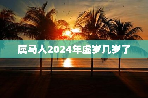 属马人2025年虚岁几岁了