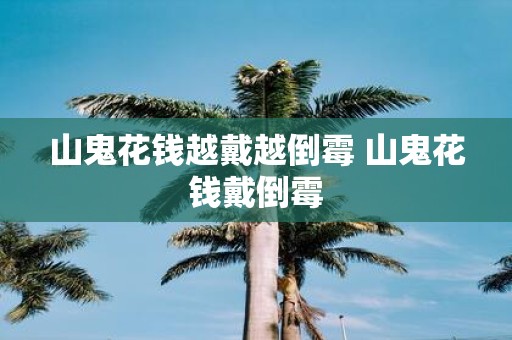 山鬼花钱越戴越倒霉 山鬼花钱戴倒霉