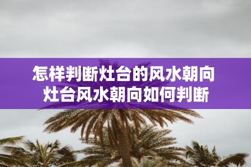 怎样判断灶台的风水朝向 灶台风水朝向如何判断