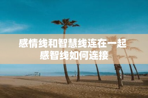 感情线和智慧线连在一起 感智线如何连接