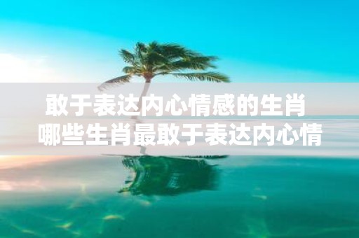 敢于表达内心情感的生肖 哪些生肖最敢于表达内心情感