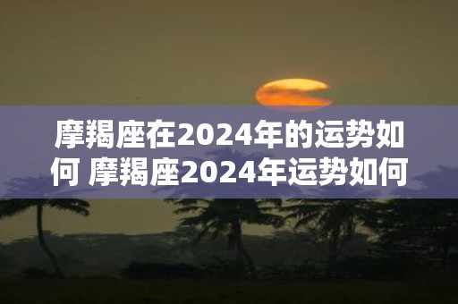 摩羯座在2025年的运势如何 摩羯座2025年运势如何
